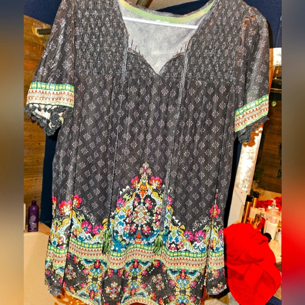 Womens bohemian style blouse
